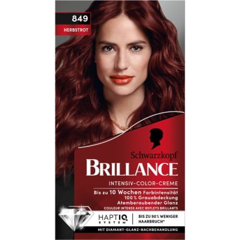 Schwarzkopf Brillance couleur de cheveux Auburn
