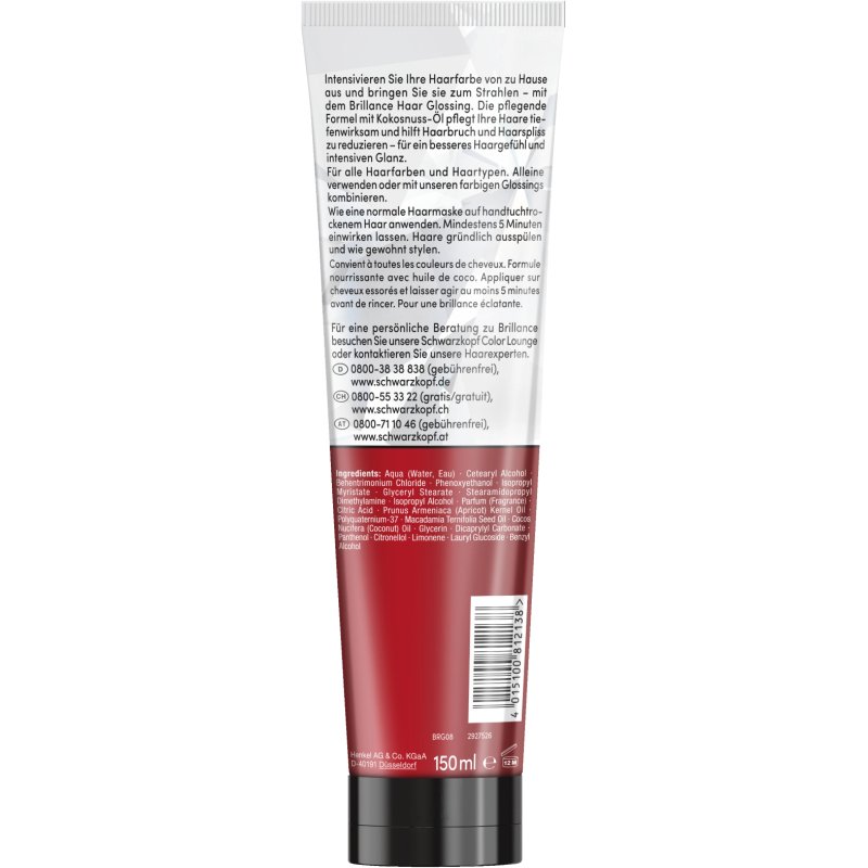 Schwarzkopf Brillance 4015100812138 hair colour Neutral 150 ml