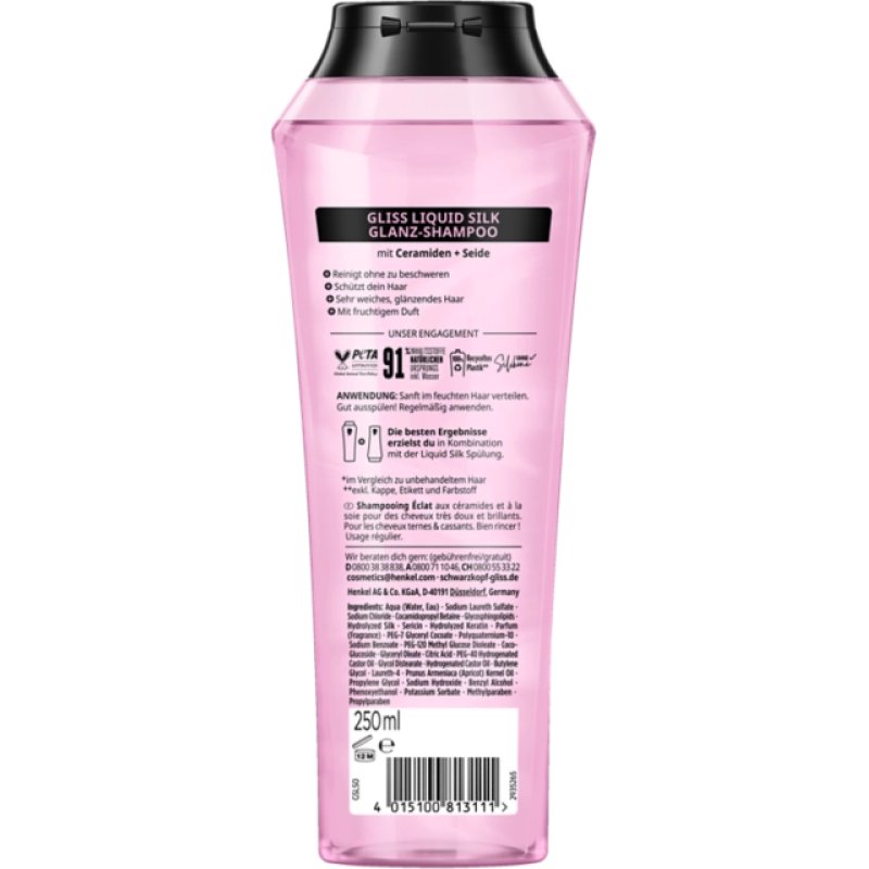 Schwarzkopf 4015100813111 hair shampoo 250 ml Non-professional Women