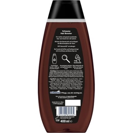 Schauma Caffeine Shampoo Hair Booster 400ml - Helps Reduce Hair Loss