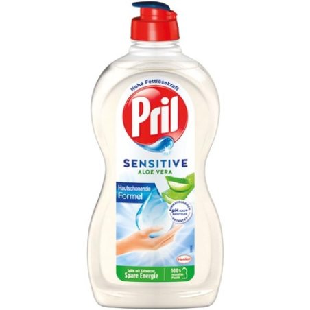 Pril Dishwashing Liquid Sensitive Aloe Vera 450ml