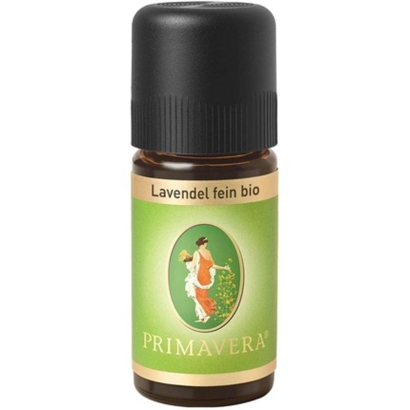 PRIMAVERA Organic Lavender Essential Oil 10ml - Aroma Oil, Fragrance Oil, Aromatherapy - Balancing, Calming, Relaxing -
