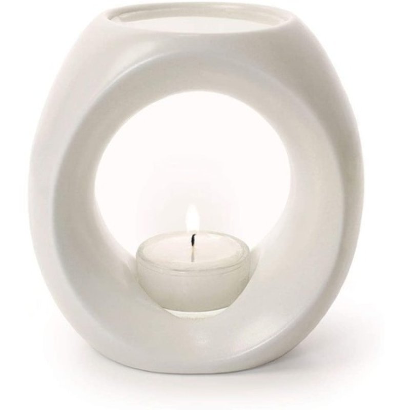 Primavera Fragrance Lamp Cream White Matt - Aroma Diffuser, Scented Candle, Room Fragrance