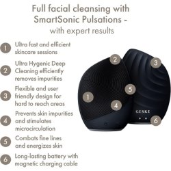 Geske Smartappguidedtm Sonic Facial Brush 5 in 1 Vibrating Electric Facial