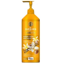 Dalask Creamy Shower Gel Shea Butter And Vanilla 1000g