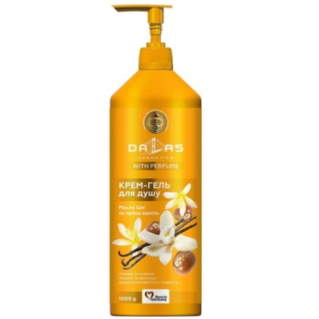 Dalask Creamy Shower Gel Shea Butter And Vanilla 1000g