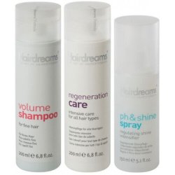 Hairdreams Volume Shampoo 200ml and Regeneration Care 0.55L