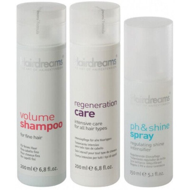 Hairdreams Volume Shampoo 200ml and Regeneration Care 0.55L