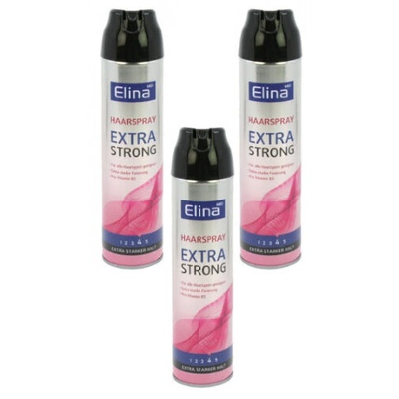 Elina Med Extra Strong Hair Spray with Pro Vitamin B5 300ml