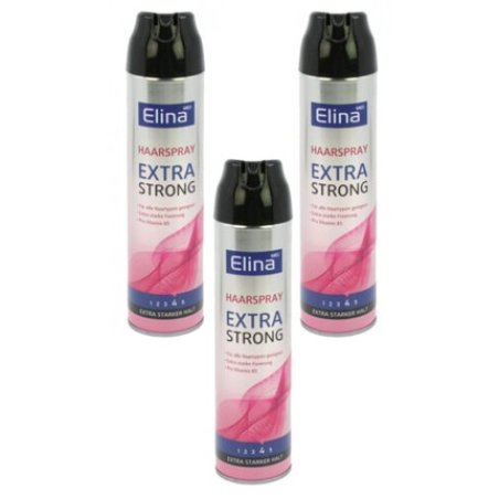 Elina Med Extra Strong Hair Spray with Pro Vitamin B5 300ml