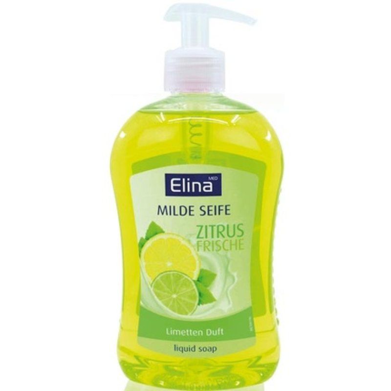 Elina Liquid Soap Elina 500ml Green Fresh With Pump