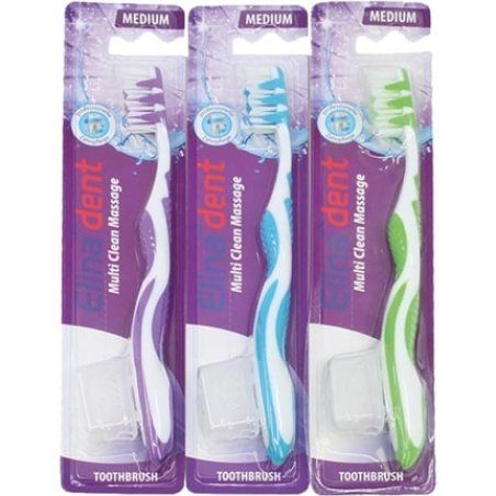 Elina 1 Multi Clean Massage Toothbrush 18.5 cm