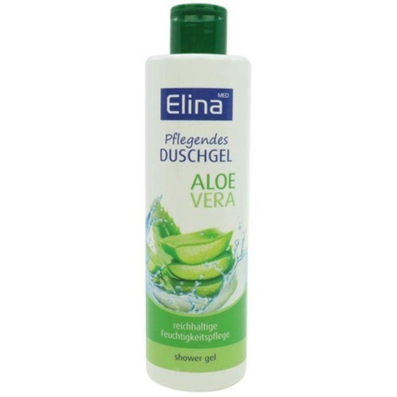 Elina Elina Aloe Vera Shower Gel 250ml, Round Bottle