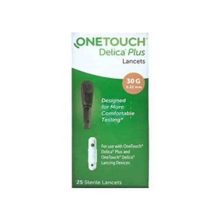 Lifescan Onetouch Delica Plus Lancets 25 Pieces