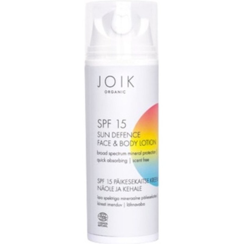 Joik Facial And Body Lotion Spf 15 Vegan 150 Ml