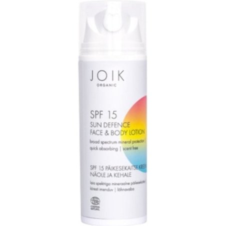 Joik Facial And Body Lotion Spf 15 Vegan 150 Ml
