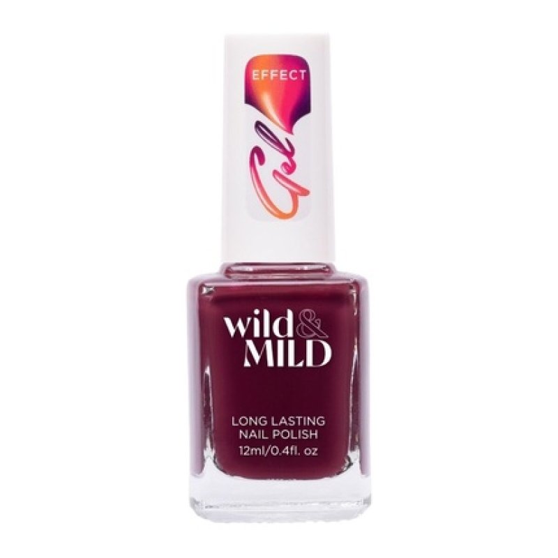 Wild & Mild Gel Effect Burgundy Bouquet Nail Polish 12ml