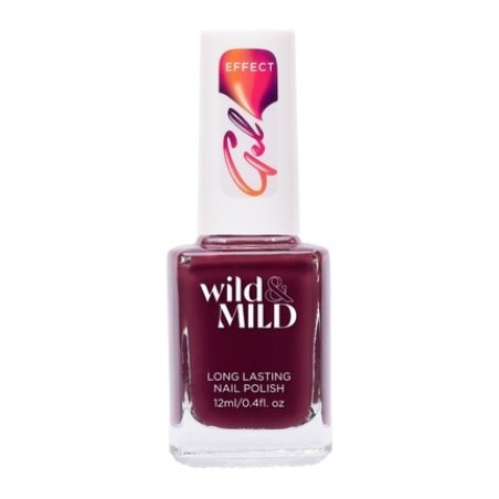 Wild & Mild Gel Effect Burgundy Bouquet Nail Polish 12ml