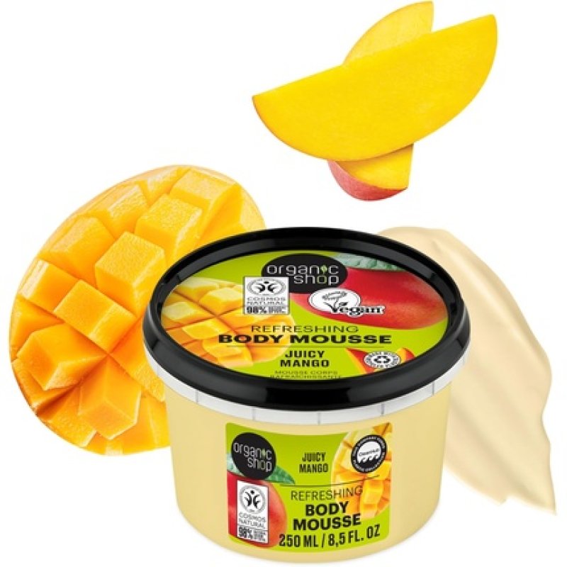 Organic Shop Refreshing Body Mousse Juicy Mango 250ml