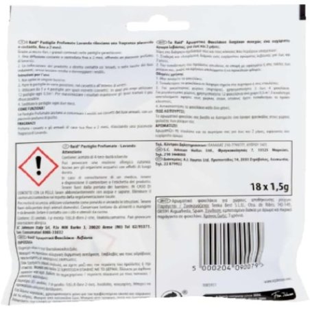 Raid Clothes Anti-Moth Lavender Perfume Repellent Non-Toxic