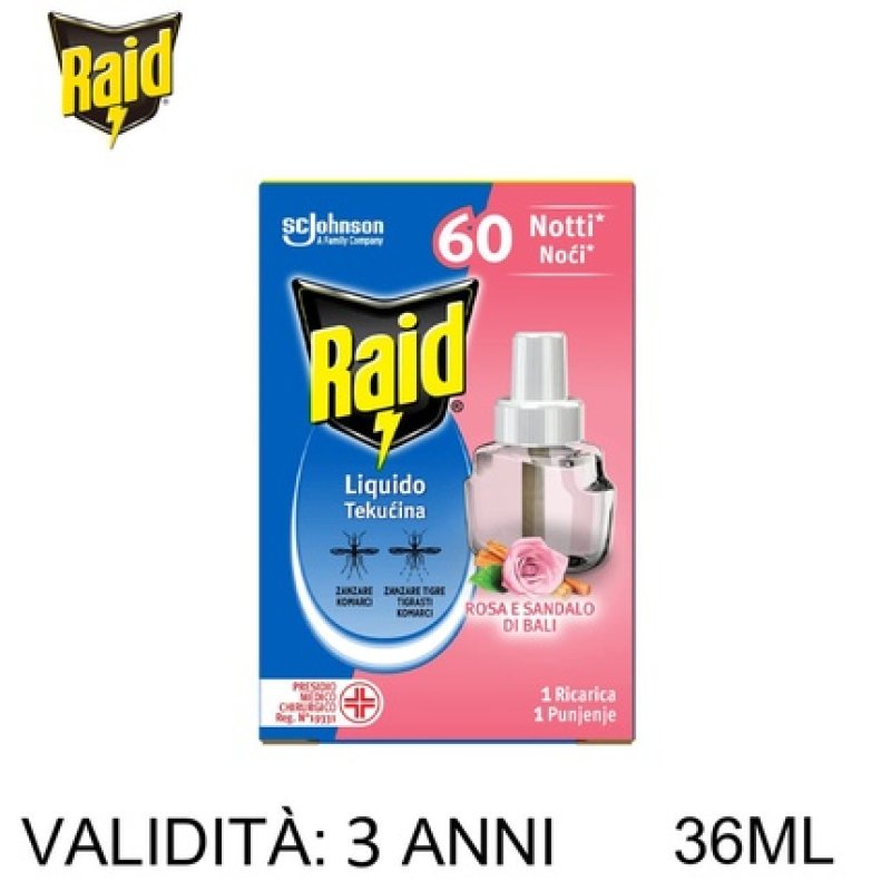 Raid Liquid Electric Fragrance 60n Pink And Sand 36ml By Raid