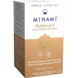 Minami Plushinzo-3 Fish Oil Dietary Supplement With Omega-3 30 Soft Capsules