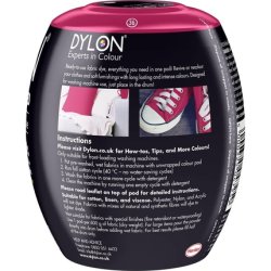 DYLON Washing Machine Fabric Dye Pod for Clothes and Soft Furnishings 350g Tulip Red