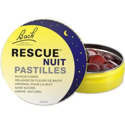 Rescue Night Blackcurrant Flavor Lozenges for Natural Emotional Well-Being