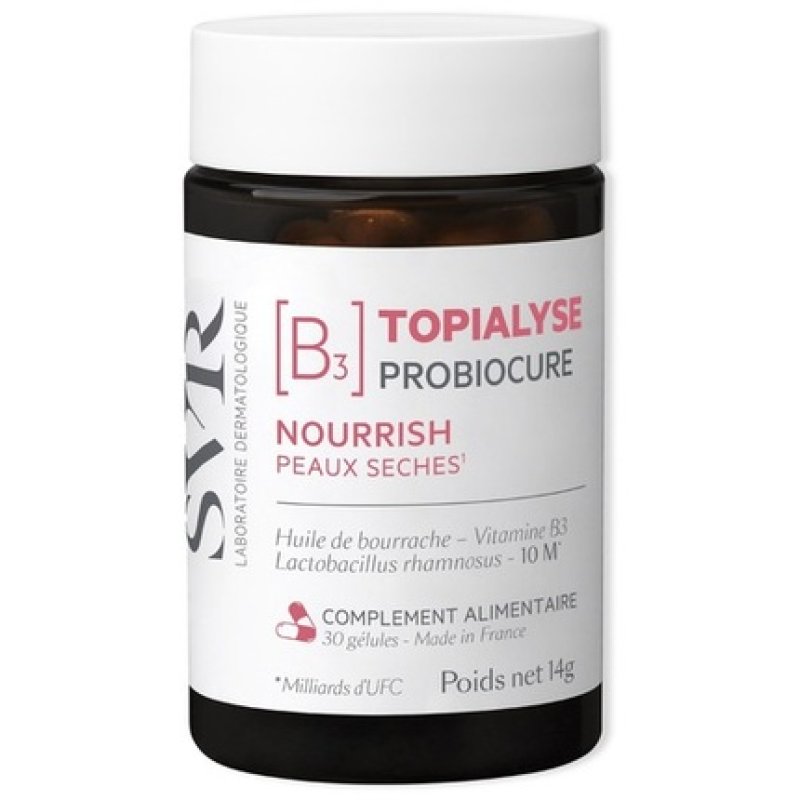 SVR Topialyse Probiocure Nourish Dry Skin Food Supplement 30 Capsules