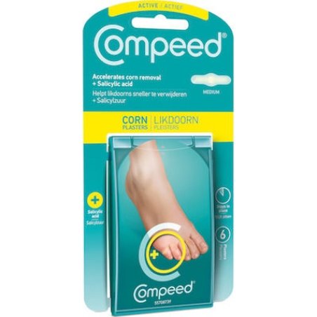 Compeed Callus Plasters - Medium With Salicylic Acid, 6 Pieces