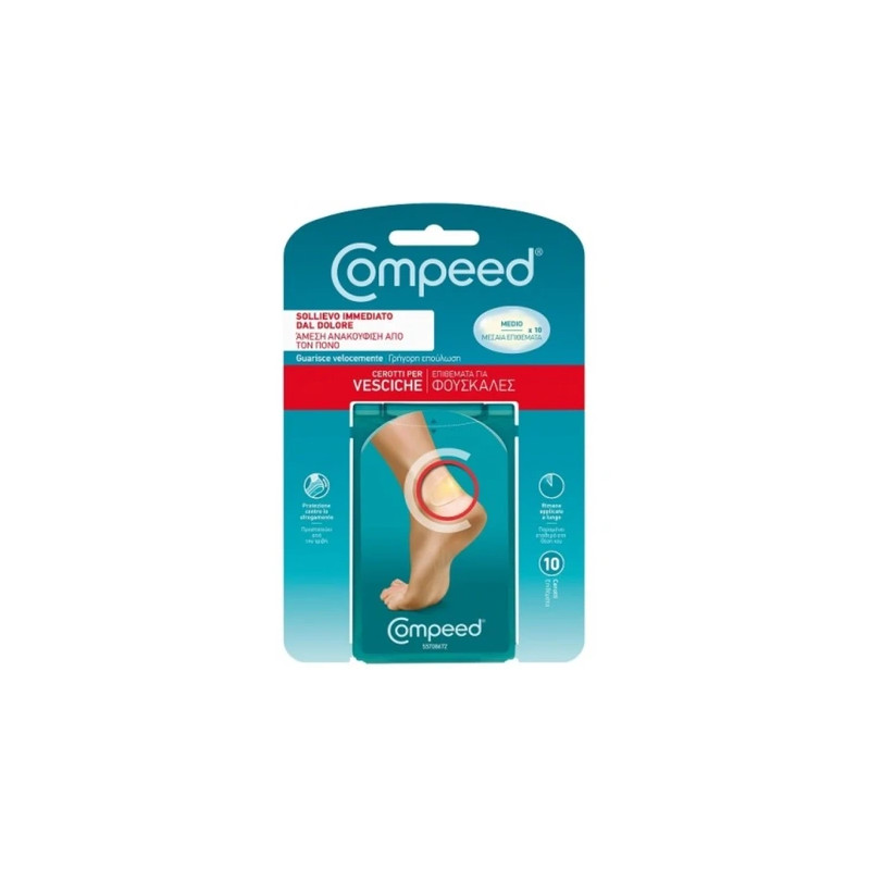 Perrigo Italia Srl Compeed Blister Plasters Medium 10 Pieces
