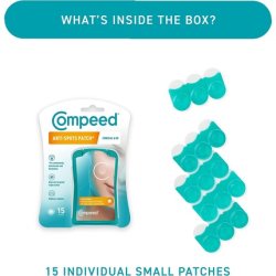 Compeed Anti-Spots Conceal & Go Patch Cleanse Conceal and Protect Hydrocolloid Spots Patches Pimple Patches 15 Patches