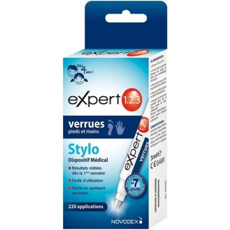 Novodex Expert 1.2.3 Foot and Hand Warts Pen 3ml