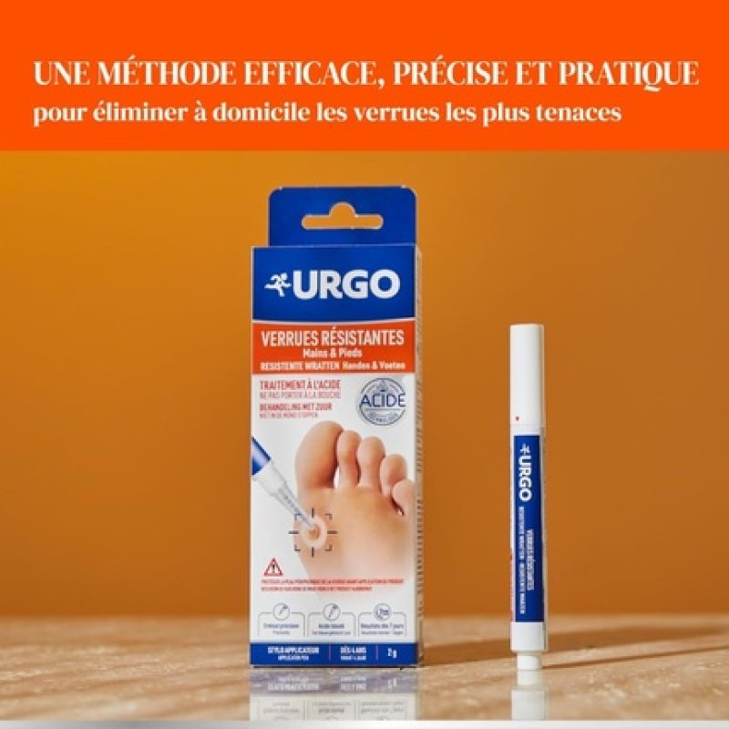 Urgo Resistant Warts for Hands & Feet TCA Active Gel