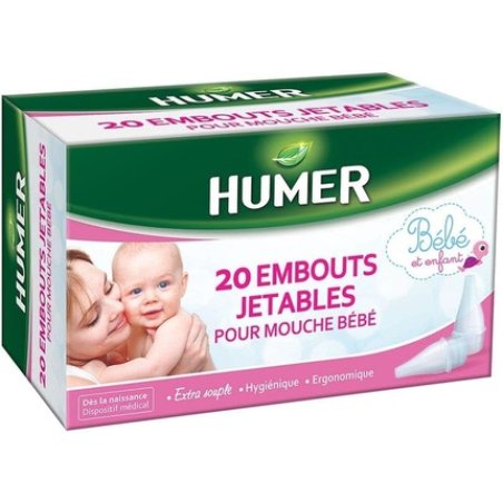 Humer Disposable Ends for Baby Nose Blower - Pack of 20