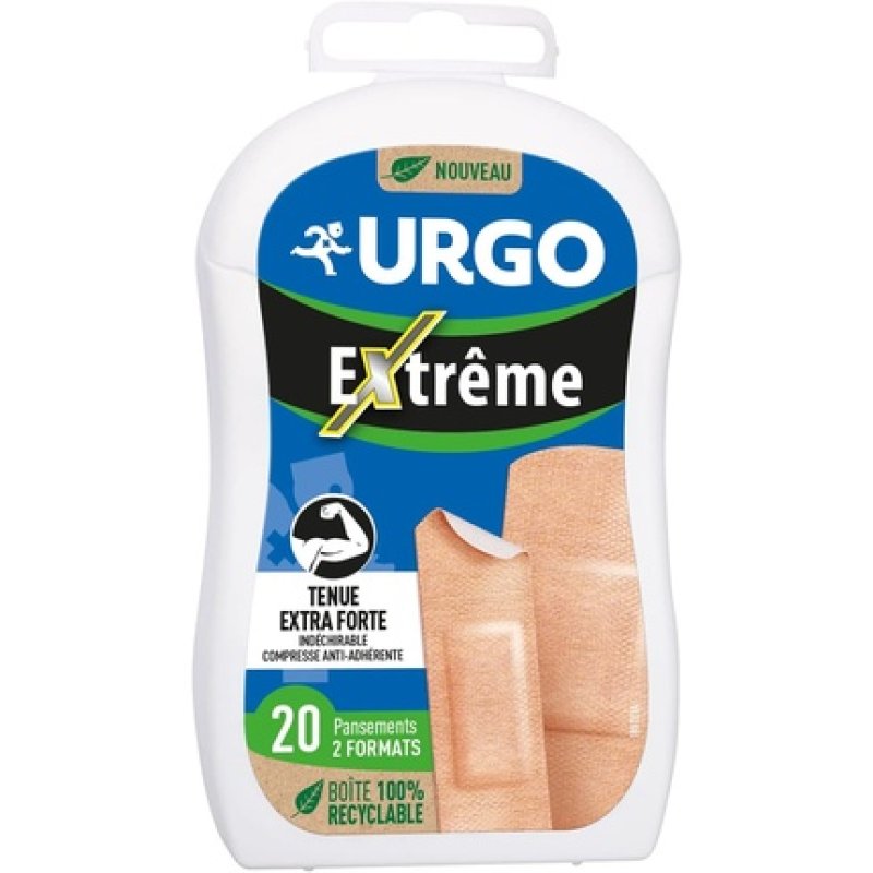 Urgo Extreme Dressings Extra Strong Hold Tear-Resistant Fabric Non-Stick
