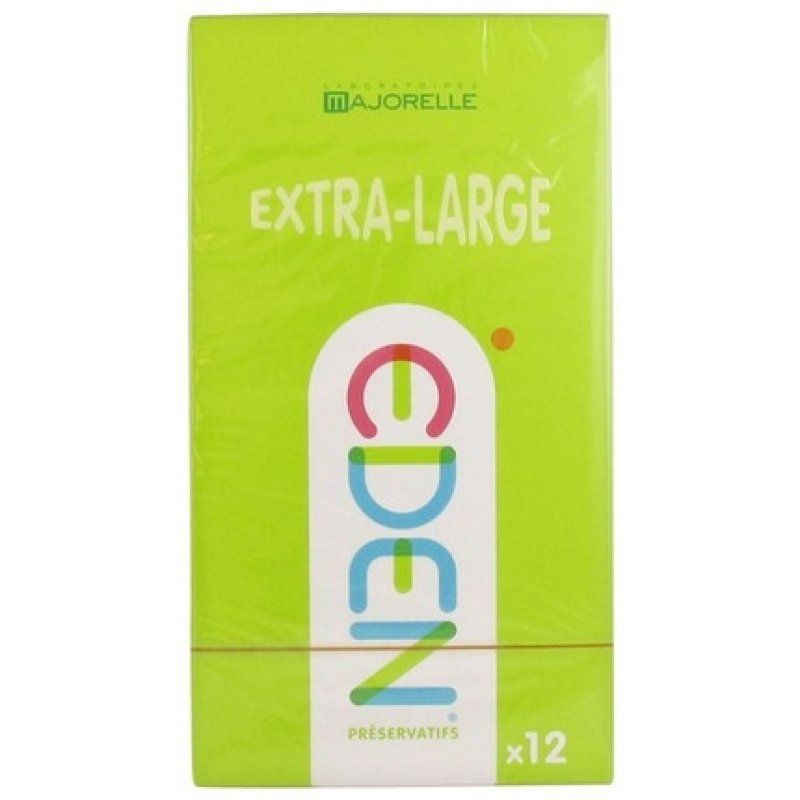 Eden Gen Extra Large Thin Lubricated Condoms 12 Count
