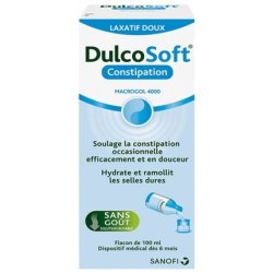Sanofi Dulcosoft Constipation Relief 100ml - Medical Device for Ages 6 Months and Up