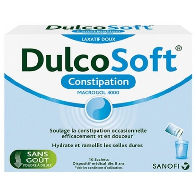 Sanofi Dulcosoft Constipation Medical Device 10 Sachets