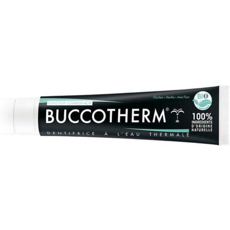 Buccotherm Toothpaste with Thermal Water and Bio-Activated Charcoal 75ml