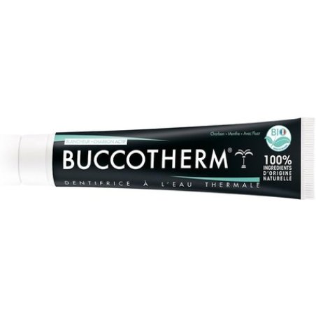 Buccotherm Toothpaste with Thermal Water and Bio-Activated Charcoal 75ml
