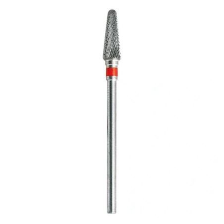 Beautynails Bna Hard Steel Cone Drill Red Handle Medium Grain