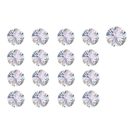 Beautynails Bna Strass Crystal Aurore Boreale T3 - Size 3 12 Mm, 1440 Pieces