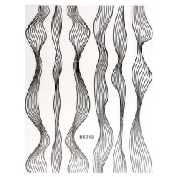 Beautynails Bna Stickers Nail Cb090 Silver