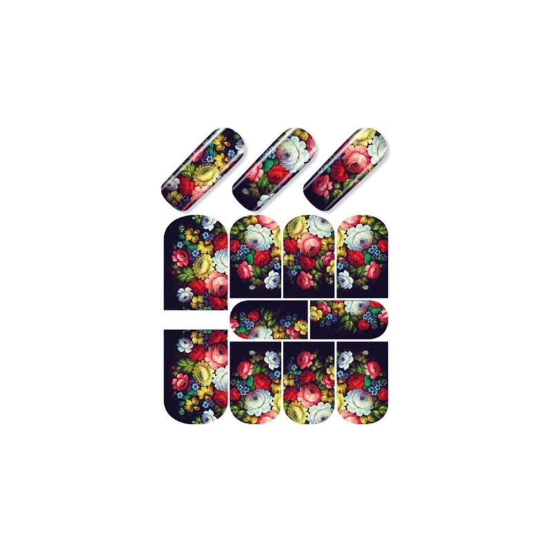 Beautynails Bna Decalcomanie Russian Flowers