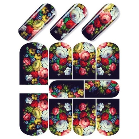 Beautynails Bna Decalcomanie Russian Flowers