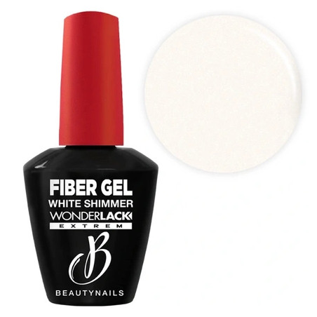 Beautynails Bna Fiber Gel White Shimmer 12 Ml
