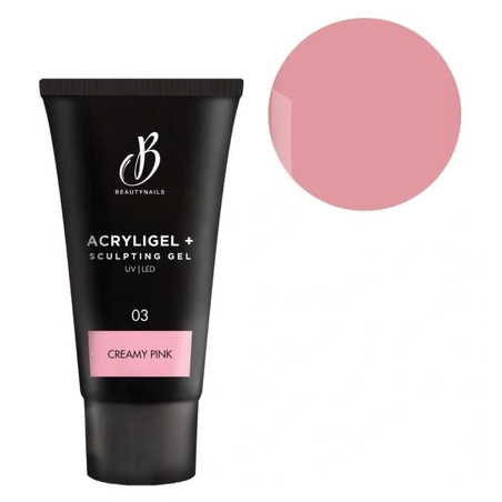 Beautynails Bna Acryligel Tube Creamy Pink 30g