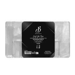 Beautynails Bna Tips Soft Gel Square Pre Buffed & Matte - 500 Pieces