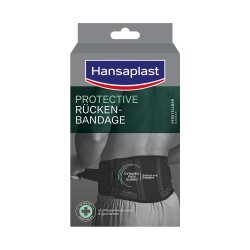 Hansaplast Protective Back Support Bandage with Custom Compression Level One Size - Adjustable